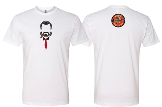 Barry Melrose/BucciOT Crispy White T shirts (Medium)